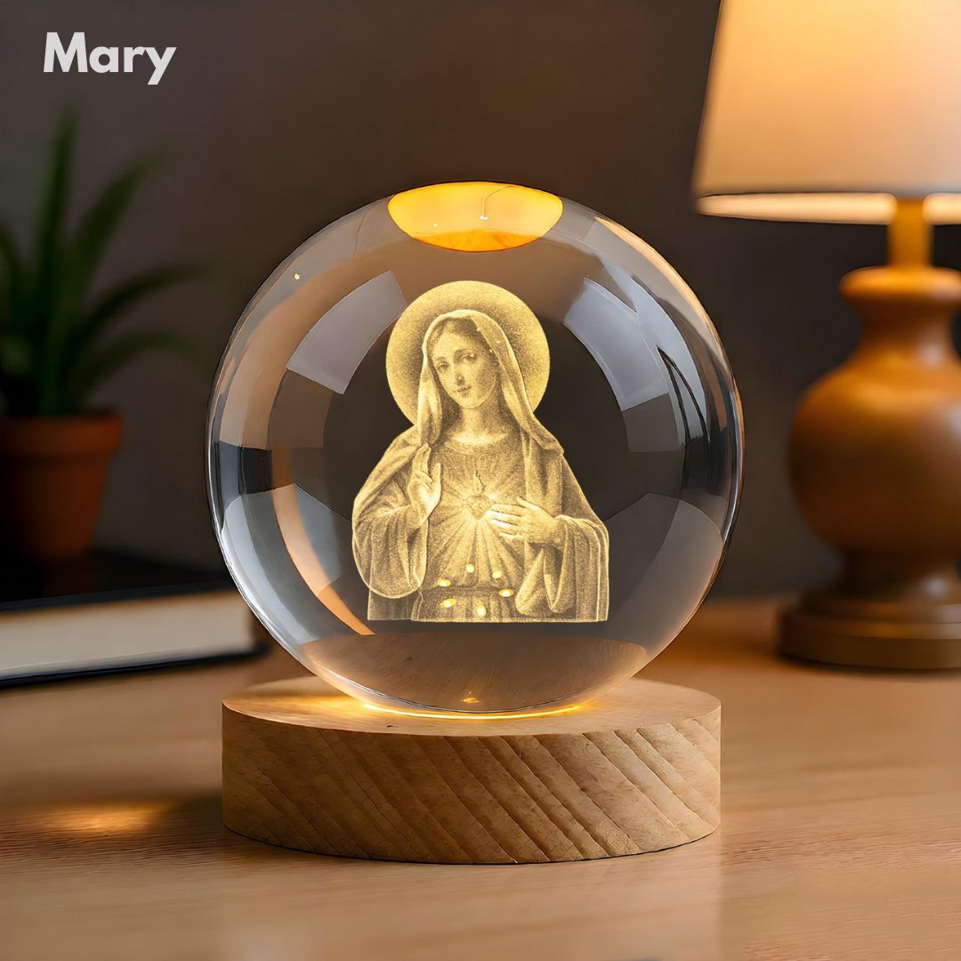 MercyLume™  3D Holy Crystal Orb